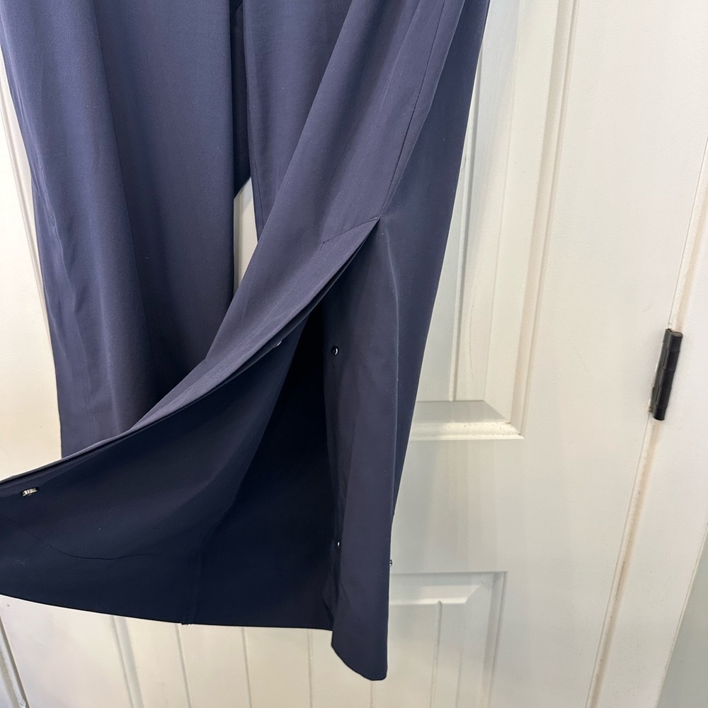 Athleta Tribeca Wide Leg Crop Pants | Navy Blue | Size 6P Petite - Picture 8 of 8